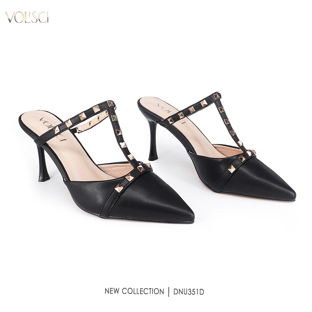DÉP SANDAL MŨI NHỌN CAO CẤP 5CM CHÍNH HÃNG VOLSCI - DNU351