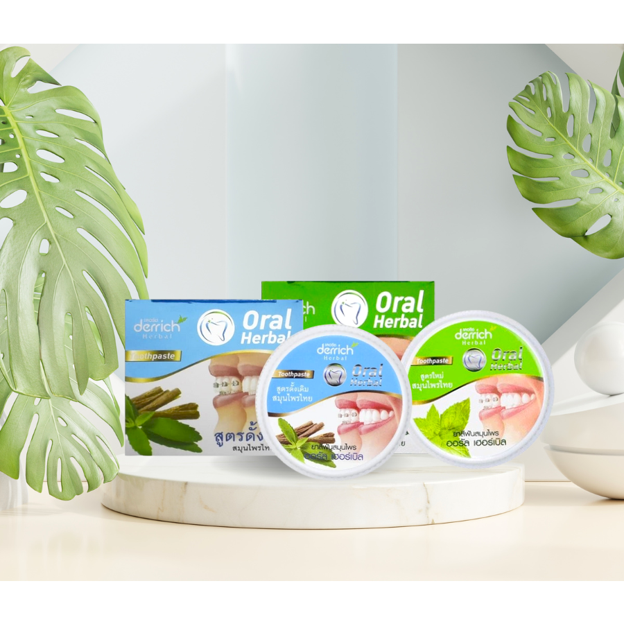 Kem Tẩy Trắng Răng Siêu Cấp Derrich Oral Herbal Thái Lan