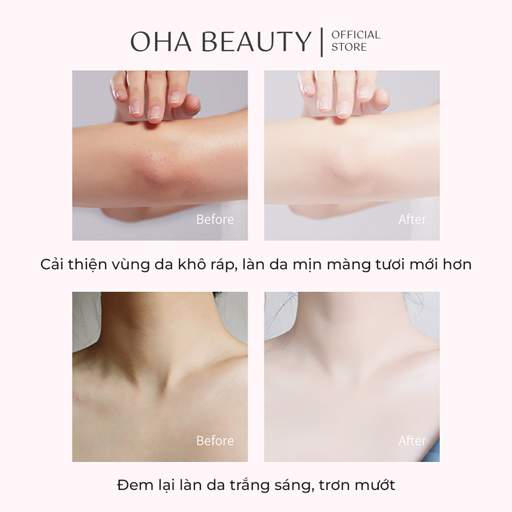 Tẩy Tế Bào Chết RONGYAO Hương Lựu Đỏ 200gr Dưỡng Ẩm Toàn Thân Giúp Da Sáng Mịn BS-0801