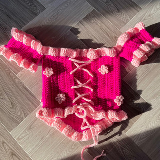 Áo Corset Len ( Crochet Handmade)