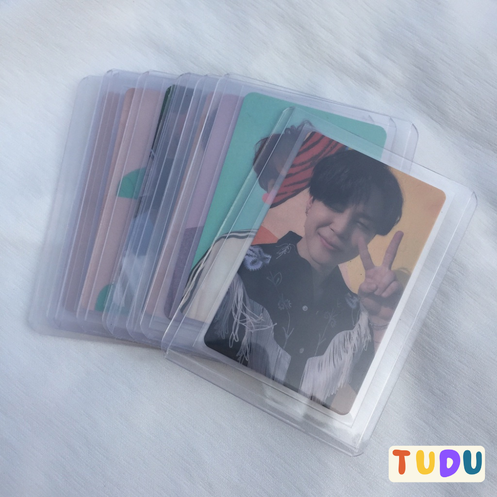 Toploader tấm đựng thẻ Anime, đựng thẻ thần tượng Kpop BTS Blackpink mới giữ nguyên Seal