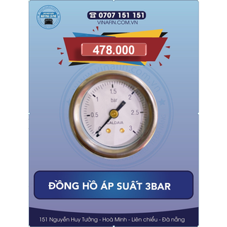 Đồng Hồ Áp Suất 3Bar Cho Máy Pha Cà Phê - Nhập Khẩu Trực Tiếp Từ Ý 100%