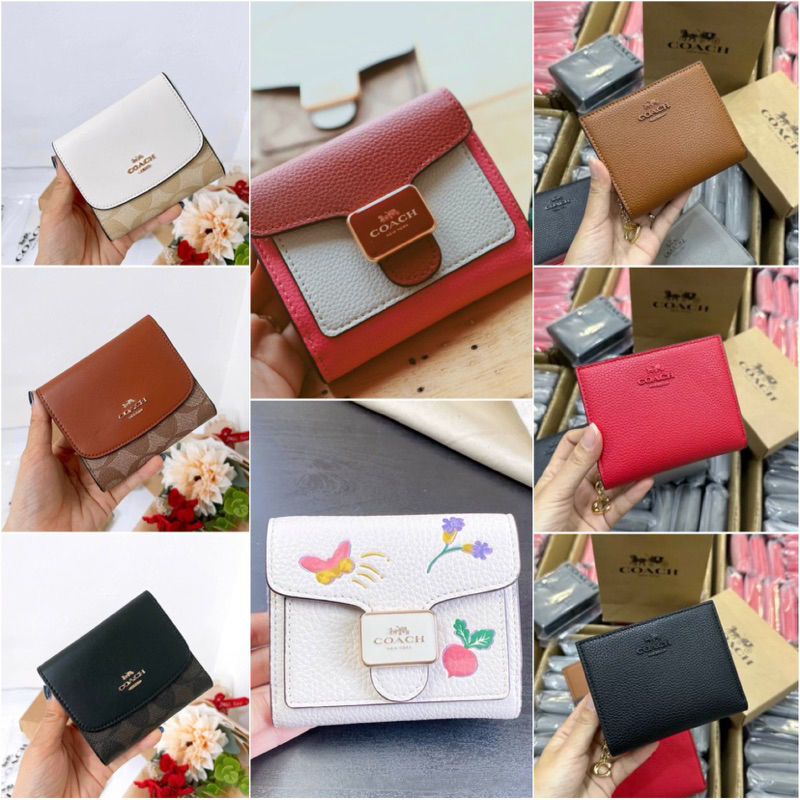 ❌Rẻ nhất shopee❌Ví ngắn Coach xuất xịn