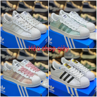 Giày Adidas SuperStar Tổng Kho Giày Thể Thao Trắng 3 Sọc nam nữ hàng cao cấp