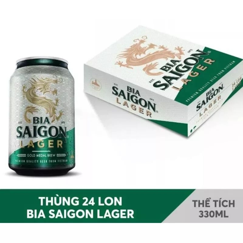 Bia Sài Gòn lager.