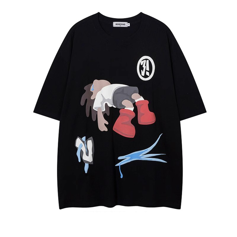 FOCUS local brand Áo thun nữ đen Astroboy Tee vintage thời trang nữ oversize tee unisex 100%cotton