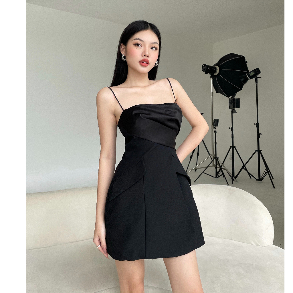 Jumpsuit dây phối 2 chất , Peace House Clothing