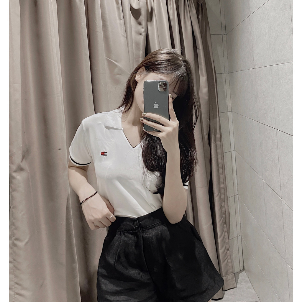 Áo polo nữ chất liệu vải cá sấu cao cấp đủ size 40-75kg - LUX Store - L08