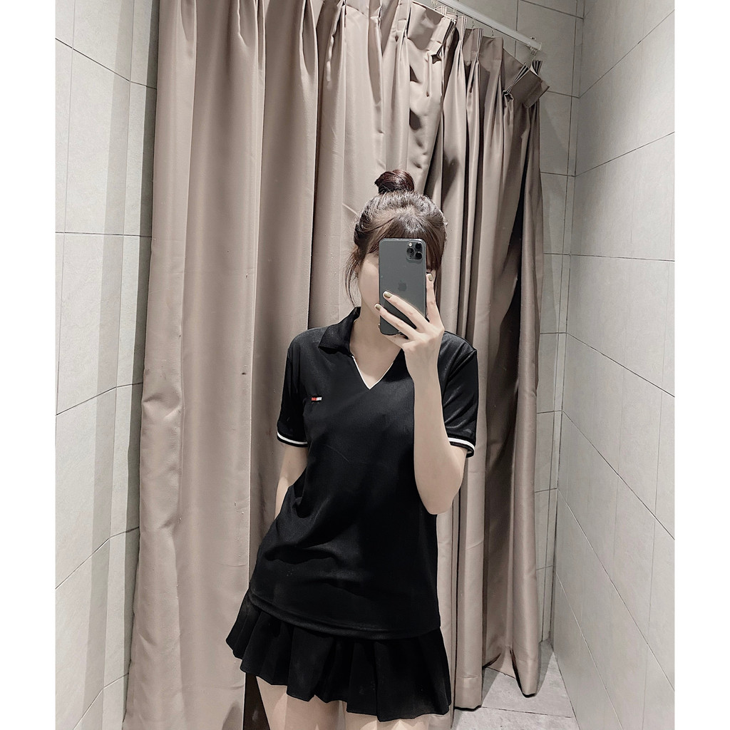 Áo polo nữ chất liệu vải cá sấu cao cấp đủ size 40-75kg - LUX Store - L08