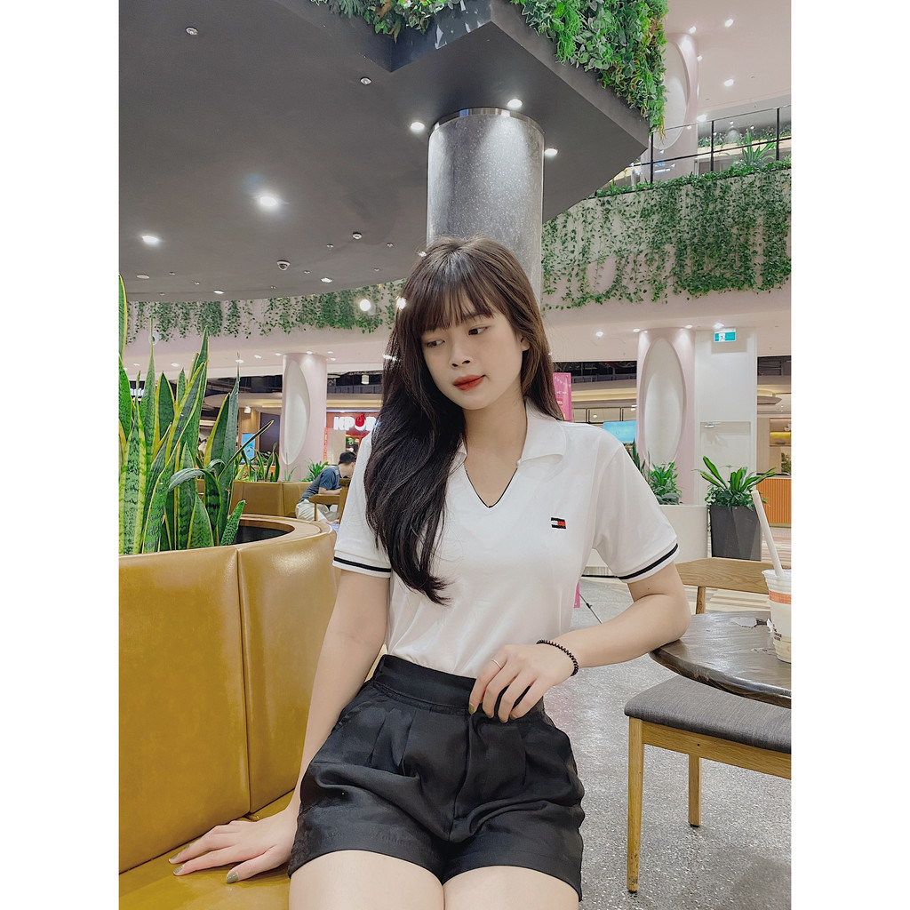 Áo polo nữ chất liệu vải cá sấu cao cấp đủ size 40-75kg - LUX Store - L08