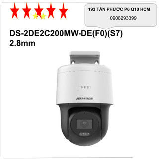 Camera ip speed dome hồng ngoại 2.0 megapixel hikvision ds-2de2c200mw-de 2.8mm