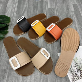 [KTTN] DÉP BẢN DA KHOÁ TRẮNG