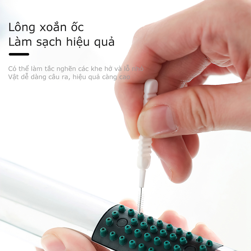 Bàn Chải Làm Sạch Đầu Vòi Hoa Sen Dụng Cụ Cọ Rửa Nhỏ Chống Tắc Nghẽn Bàn Chải Làm Sạch Lỗ Chân Lông Thoại Nh Cho Lỗ Điện