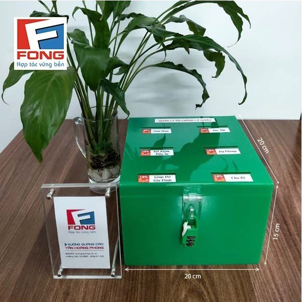 Hộp mica Quản Lý Tài Chính Thông Minh