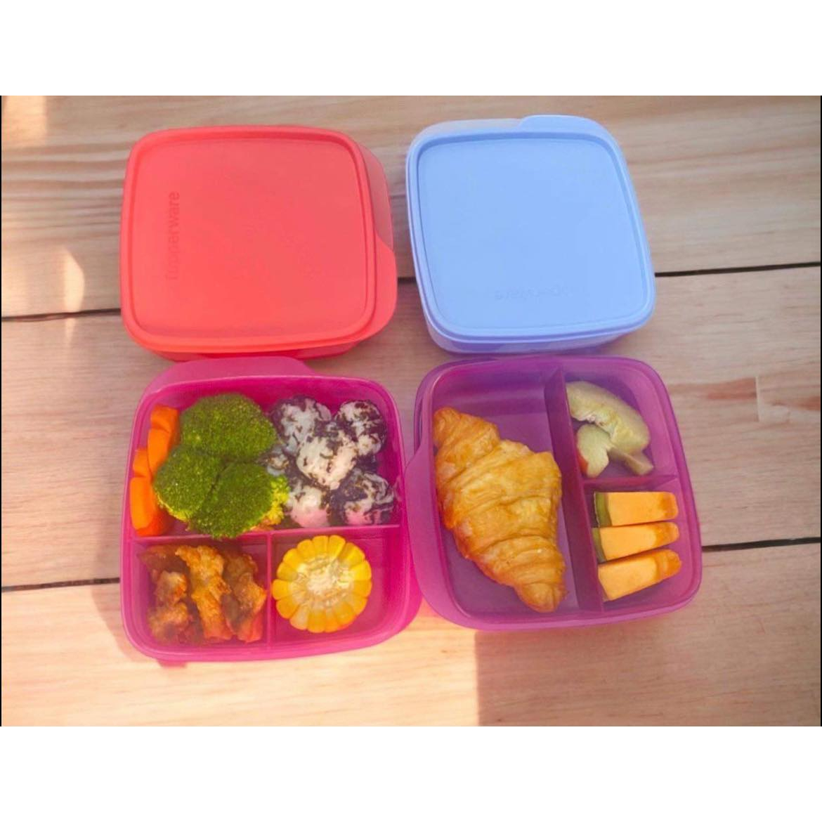 Hộp cơm lollytup - tupperware tặng thìa