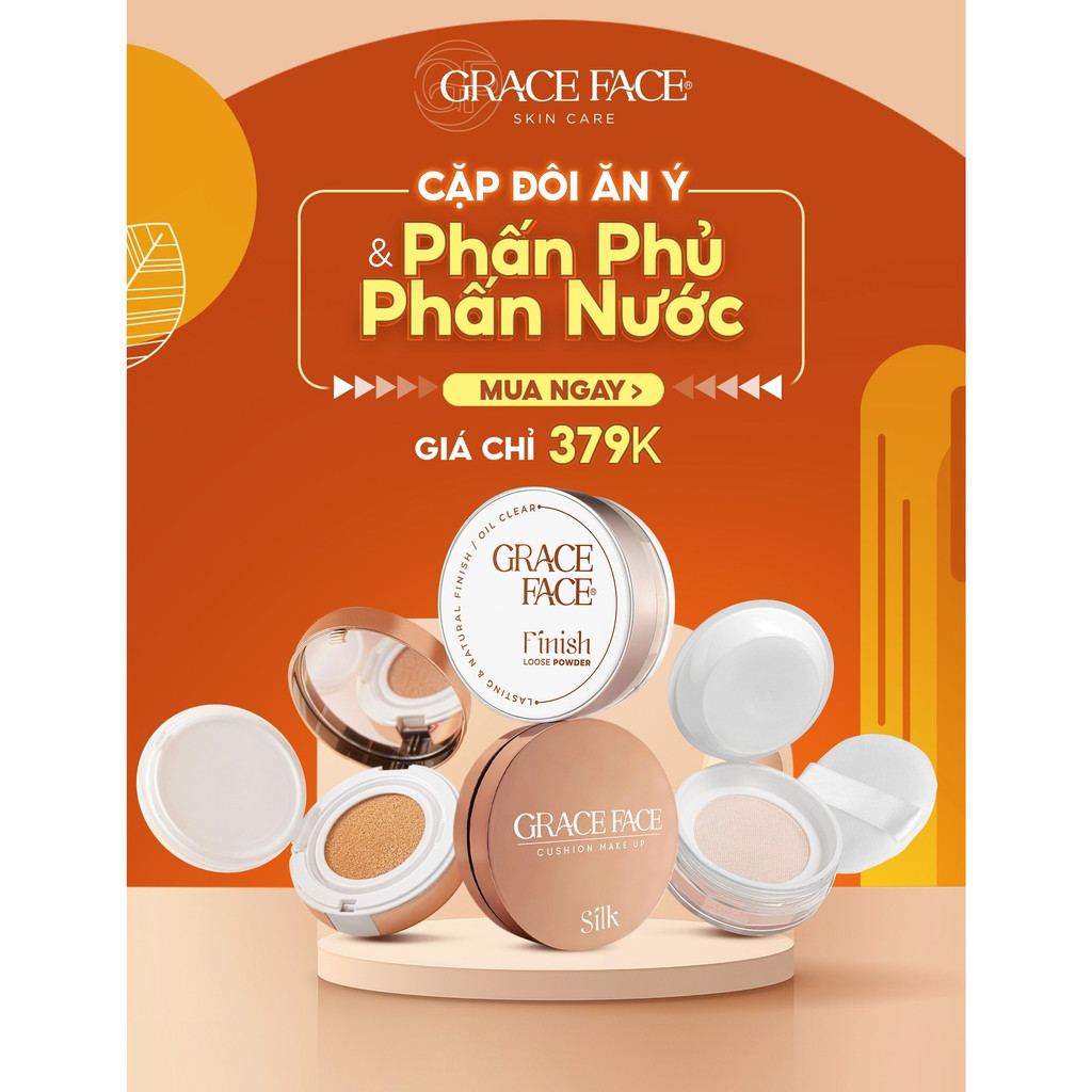 Combo phấn nước và phấn phủ kiềm dầu che khuyết điểm