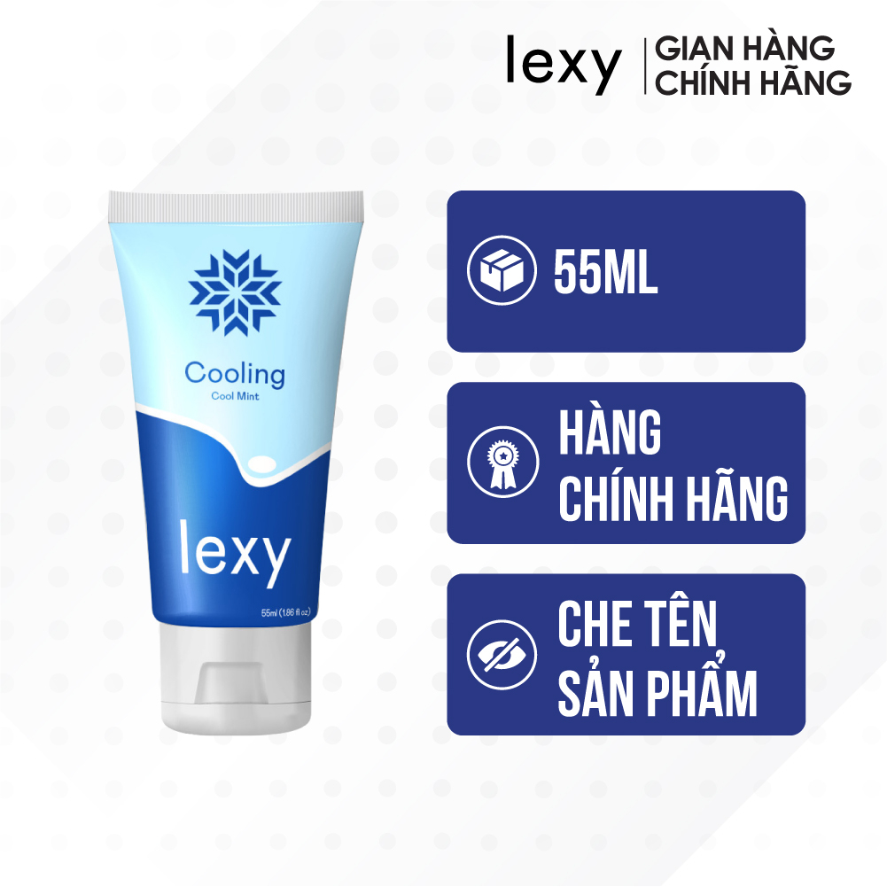 Gel bôi trơn bạc hà mát lạnh Lexy Cooling chai 55ml