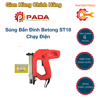 Súng bắn đinh Betong ST18  chạy điện tặng kèm 01 hộp đinh