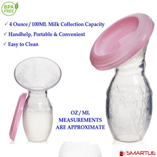 Phễu silicon hứng sữa có chân đế hộp đựng