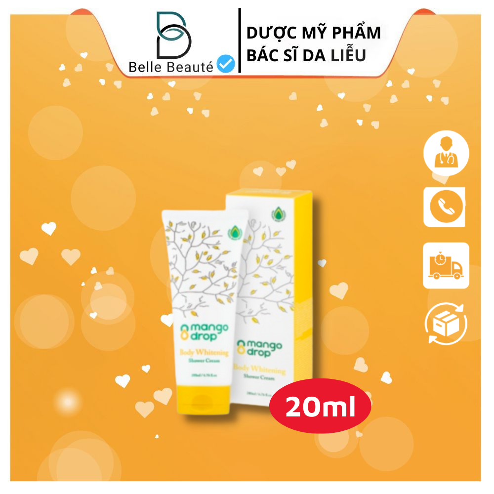 KEM TẮM TRẮNG DA Mango Drop Body Whitening Shower Cream 200ml | Chính hãng