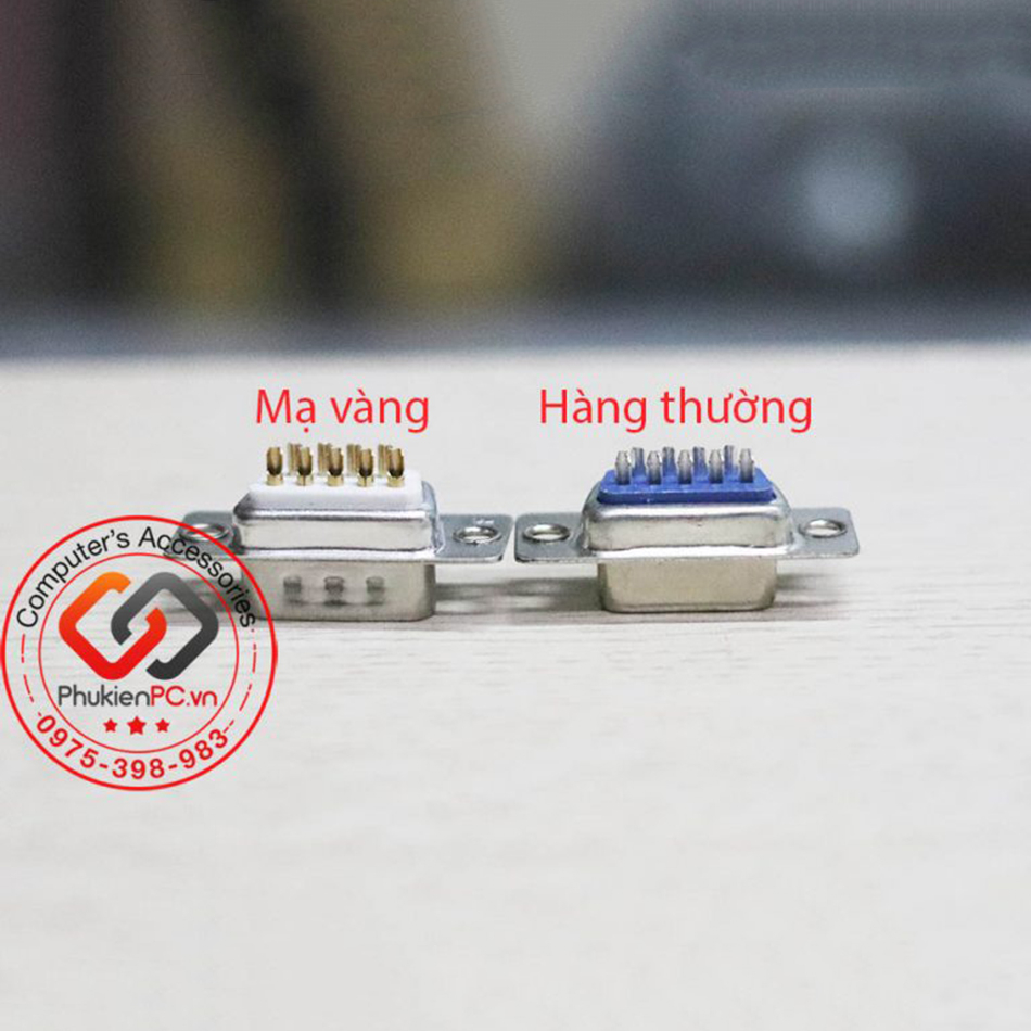 Đầu hàn COM DB9 RS232 Đực Cái, mạ vàng 2U ốp Kim loại, Nhựa hàn cáp COM DB9 Riser DB15 DB25 DB37 máy công nghiệp CNC LPT