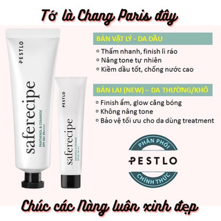 KEM CHỐNG NẮNG PESTLO SAFERECIPE BẢN MỚI