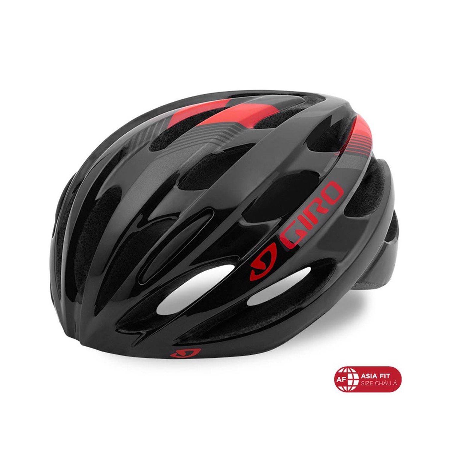 Nón Bảo Hiểm Xe Đạp Giro Trinity – Black/Red