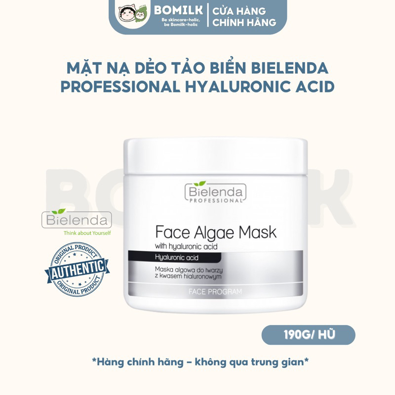 Mặt nạ dẻo tảo biển Bielenda Algae face mask Hyaluronic acid