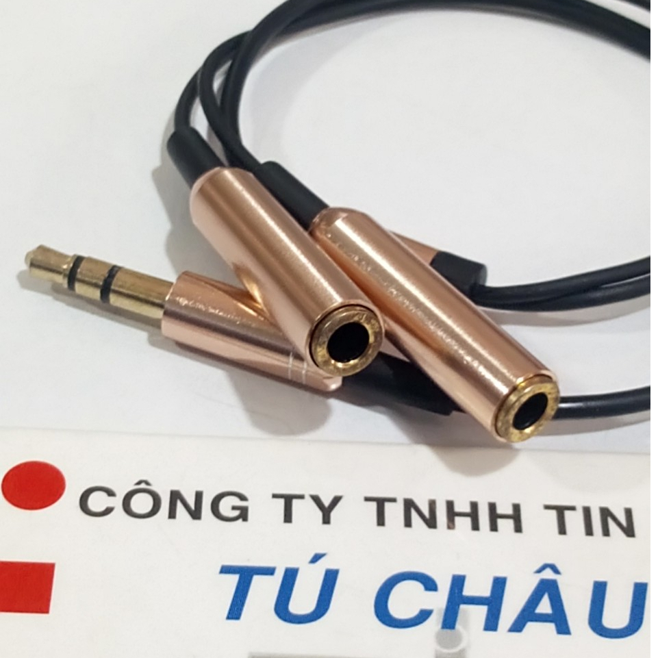 Cáp chia loa 1 ra 2  / Đầu chia loa 1 ra 5  lổ 3.5 ly (3 điểm cực)