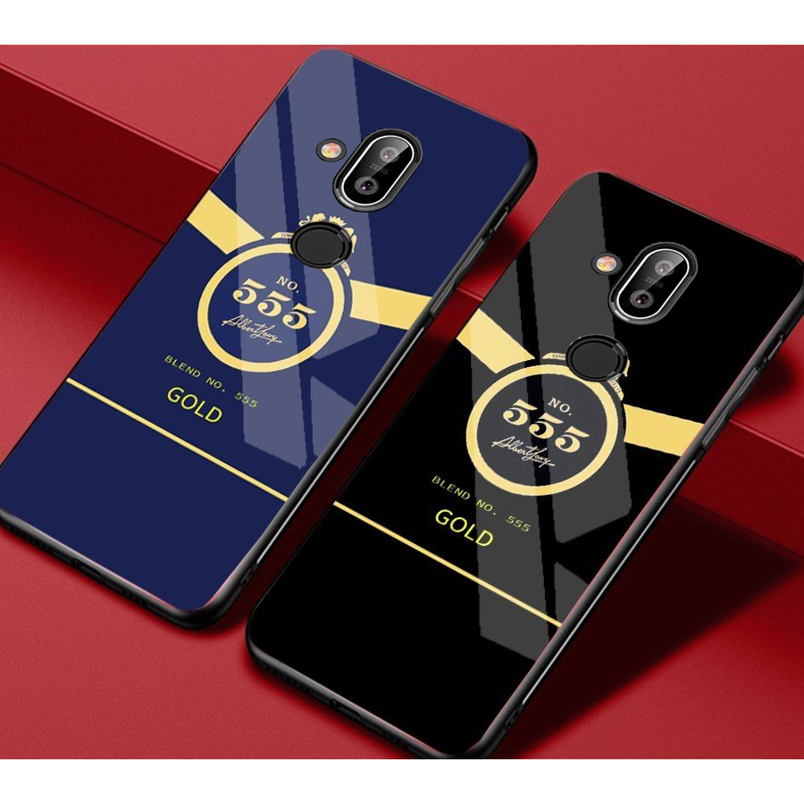 Ốp Lưng Kính NOKIA 8.1 Hình in 3D sáng bóng cao cấp