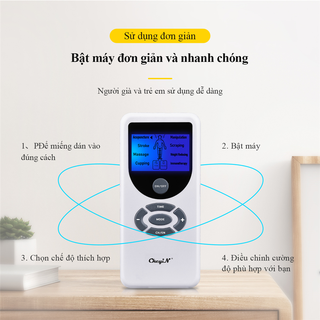 Máy mát xa Candygirl CkeyiN AM307 cầm tay xung điện chất lượng