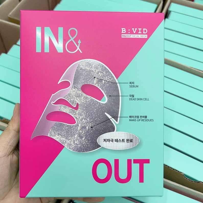 Mặt Nạ Hút Dầu, Thải Độc Da B:VID IN & OUT FACIAL MASK