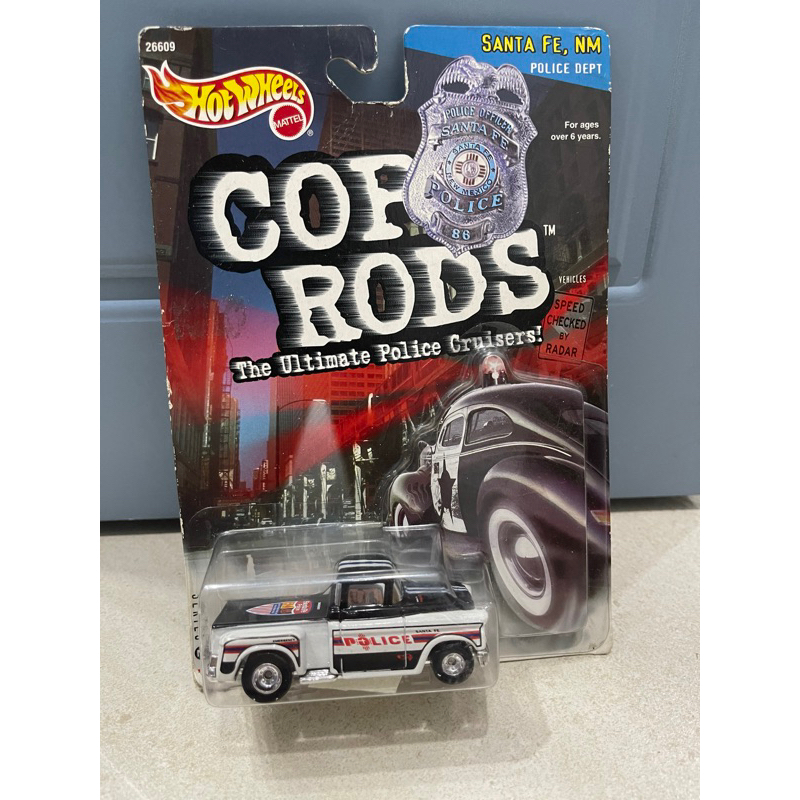 Xe mô hình đồ chơi bánh cao su Hotwheels 1:64 PREMIUM - COP RODS - '56 Flashsider