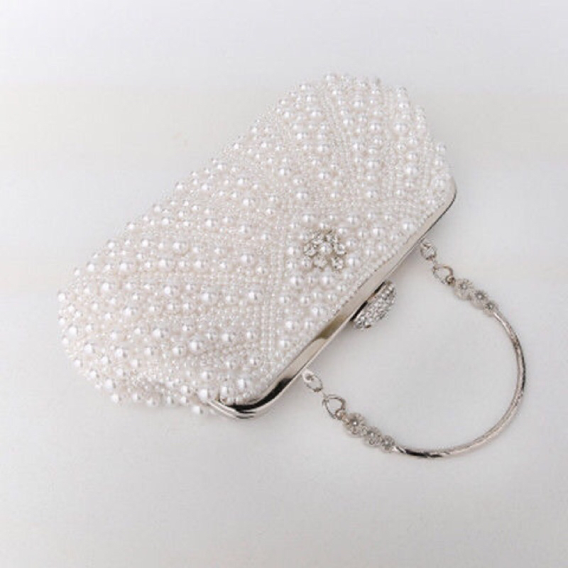 Túi cốp dự tiệc phong cách hàn quốc đính ngọc sang chảnh - TS237