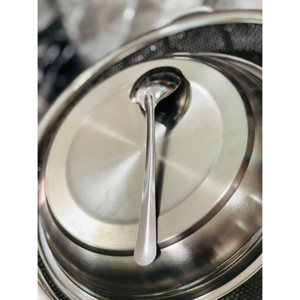 Giá sỉ 10 cái Muỗng súp tròn inox cao cấp