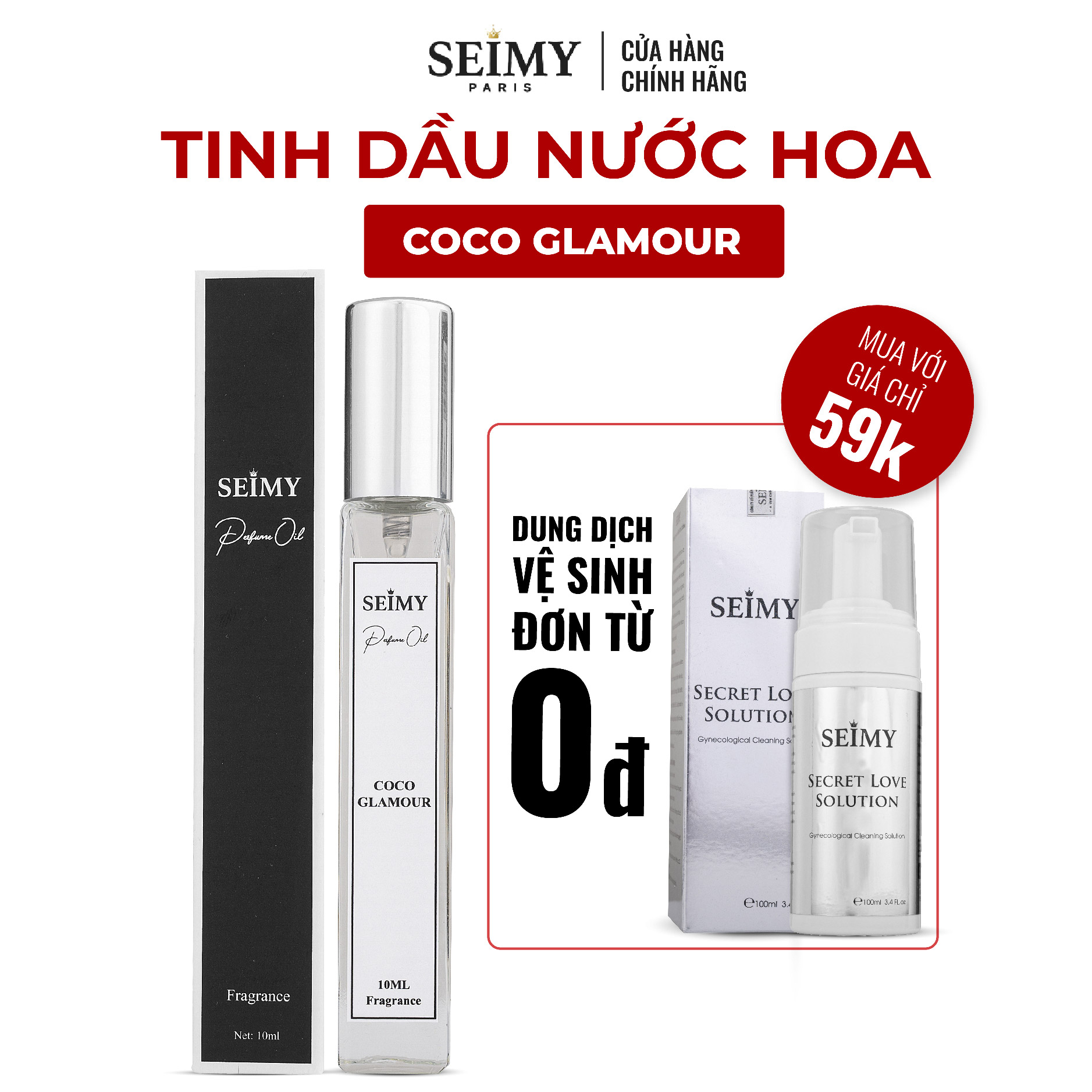 Tinh Dầu Nước Hoa SEIMY Coco Glamour