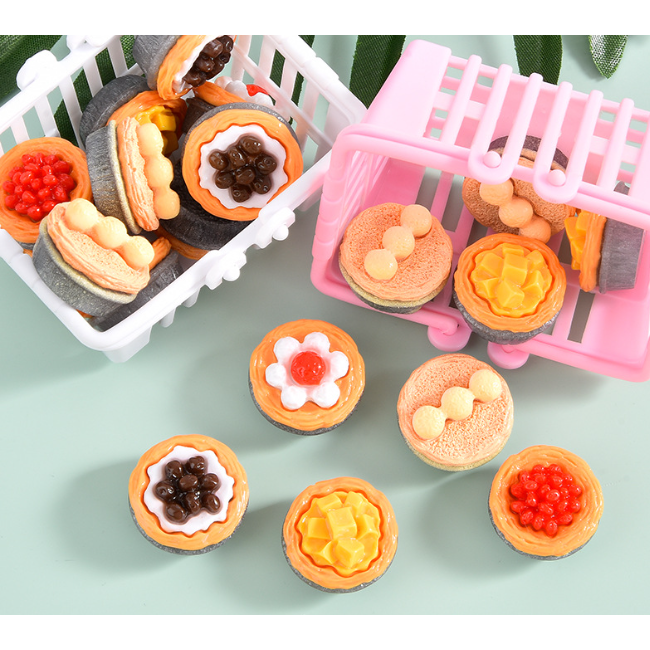 Mô hình khay bánh nướng vị trái cây trang trí nhà búp bê, OB11 Dollhouse