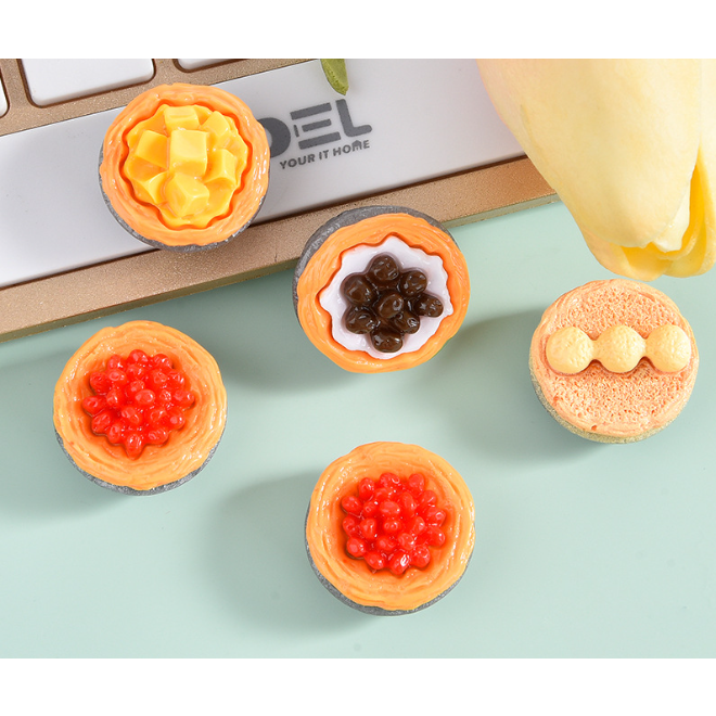 Mô hình khay bánh nướng vị trái cây trang trí nhà búp bê, OB11 Dollhouse