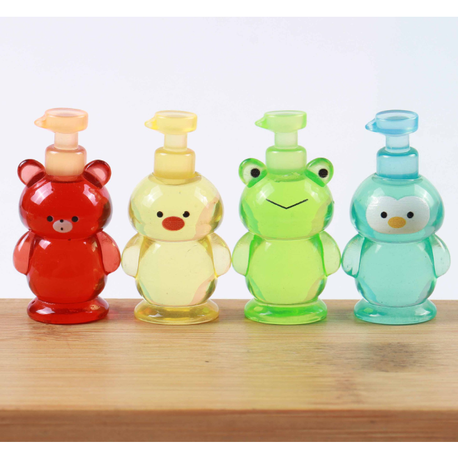 Mô hình chai nước rửa tay hình thú trang trí nhà búp bê, OB11 Dollhouse