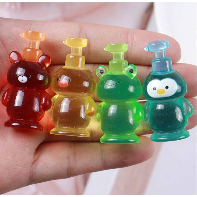 Mô hình chai nước rửa tay hình thú trang trí nhà búp bê, OB11 Dollhouse