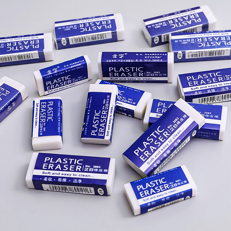 Tẩy bút chì Plastic 2B giá rẻ 100A chuyên dụng CREAMY