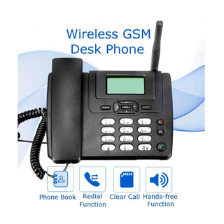 Điện thoại bàn không dây của DIGIMIX dùng sim dùng tất cả các loại sim cho người già, văn phòng GSM-F316