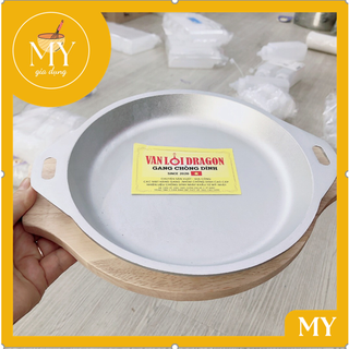 Chảo nhôm Nướng vạn lợi 20cm _ chảo gang nướng