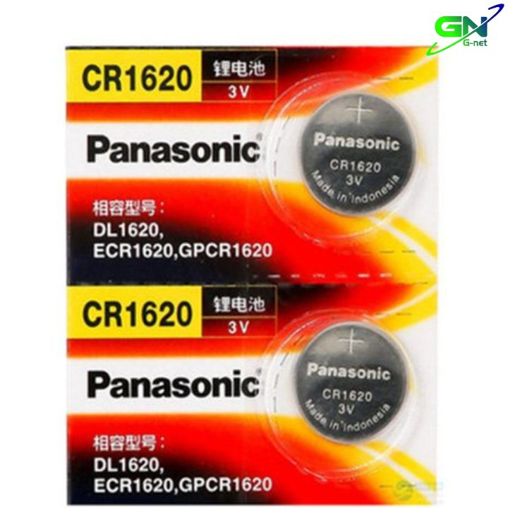 Pin CR1620 3V Panasonic cho chìa khóa ô tô, xe máy