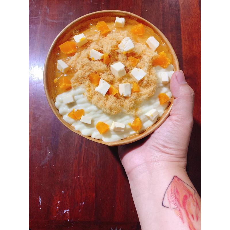 Bông lan trứng muối tô 750ml