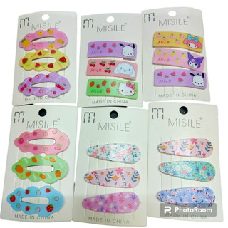 Combo 3 kẹp tóc mái cho bạn gái bé gái cute dễ thương