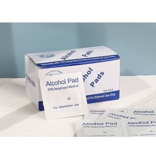 Hộp 100 miếng bông tẩm cồn Alcohol Pad