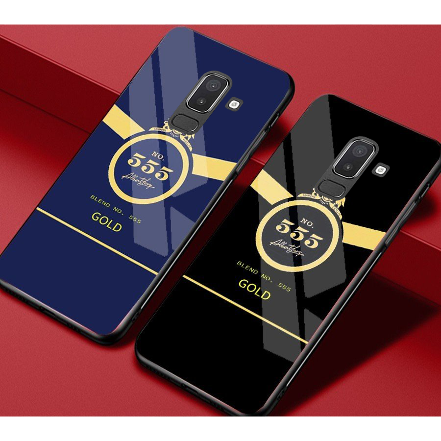 Ốp Lưng Kính SAMSUNG GALAXY J8, A6 PLUS Hình in 3D sáng bóng cao cấp