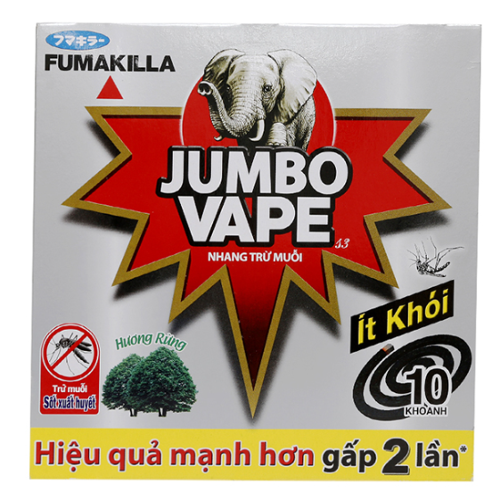 Nhang Muỗi Jumbo Vape 10 Khoanh