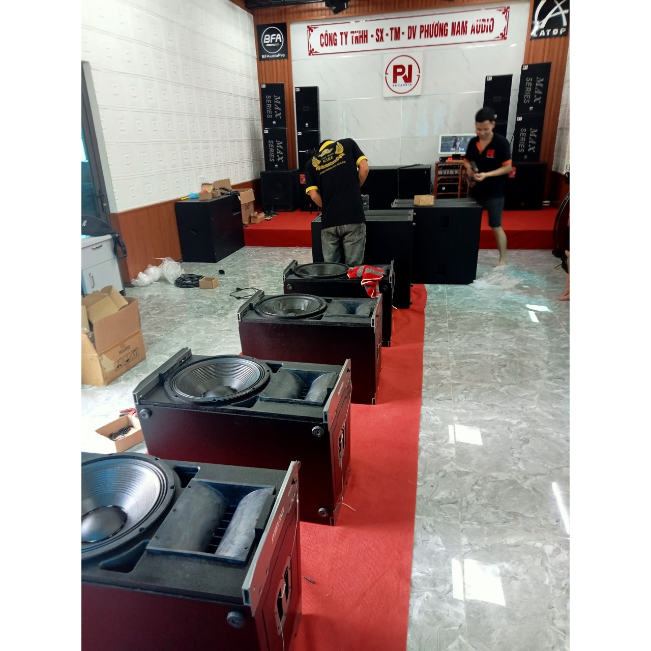 VỎ LOA LINE ARAY BASS 30 GIÁ TỐT  - vỏ thùng loa - vỏ loa